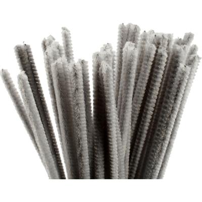 Creativ Company Chenille grijs 30cm, 50st.