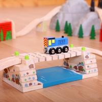 Bigjigs houten rails - ratelbrug - thumbnail