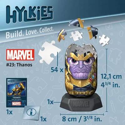 Ravensburger 3d puzzel hylkies marvel thanos, 54st.