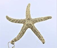 5 inch Acrylic Gold Glitter Starfish Orn 12,7x1,27x12,7 cm kerstornament Kurt S. Adler - Kurt s adler - thumbnail