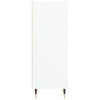 Dressoir 34,5x32,5x90 cm bewerkt hout wit - thumbnail