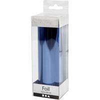 Creativ Company Deco folie, b: 15,5 cm, dikte 0,02 mm, donkerblauw, 50 cm/ 1 rol - thumbnail