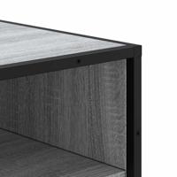 Schoenenrek 48x38x97,5 cm bewerkt hout grijs sonoma eikenkleur - thumbnail