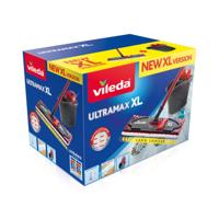Vileda Ultramax XL Box mop/dweil Droog en nat Microvezel Zwart, Rood - thumbnail