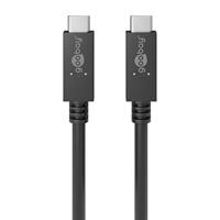 goobay USB-C PD oplaad- en synchronisatiekabel 100W - thumbnail