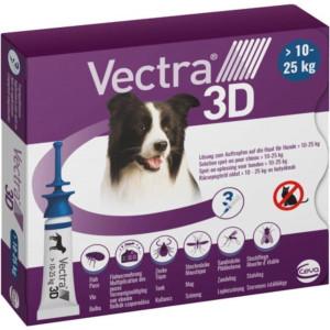 Vectra 3D M Spot-on hond 10 - 25 kg (3 pipetten) 3 pipetten