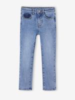 Slim meisjesjeans smal middenblauw - thumbnail