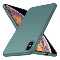 Back Case Cover iPhone X / Xs Hoesje Grey Blue - thumbnail