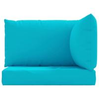 VidaXL Palletkussens 3 st oxford stof turquoise - thumbnail
