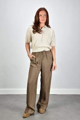 RÓHE broek 419-30-015 brown mini check