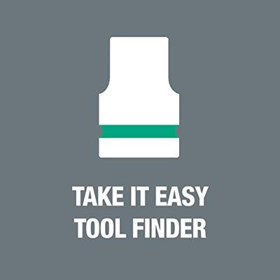 Wera 8740 B HF Imperial 1 Zyklop Bitdoppen set binnenzeskant, met vasthoudfunctie, 3/8"-aandrijving, 7-delig - 1 stuk(s) - 05003181001 - thumbnail
