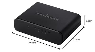Netwerk Switch 10/100 Mbit 5 Poorten - thumbnail