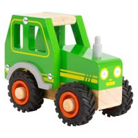Small Foot - houten tractor groen - thumbnail