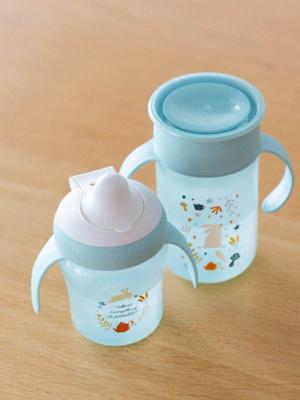 360° beker 340ml - Wonderland SUAVINEX blauw