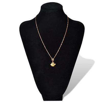 VidaXL Sieradenhouder voor ketting 23x11,5x30 cm zwart 2 st - thumbnail
