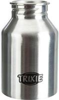 TRIXIE DRINKFLES RVS MET PLASTIC DRINKBAKJE ASSORTI 300 ML - thumbnail