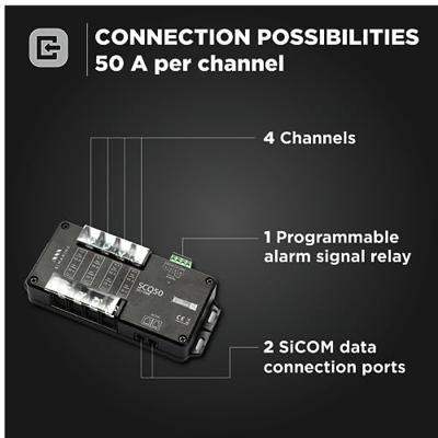 Sistema de sonido SIMS008 - QUADRO SHUNT 4X50A