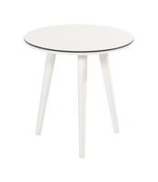Hartman Outdoor Ronde Bijzettafel 'Sophie' HPL, 45 x 45cm, kleur Wit - thumbnail
