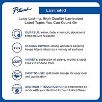 Originele inkt cartridge Brother TZES221 Wit - thumbnail