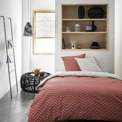 Dekbedovertrek TODAY Sunshine 8.20 Wit Kastanjebruin 240 x 260 cm