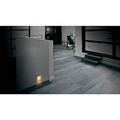m-e modern-electronics 4250109110445 Nachtlamp Vierkant LED Barnsteen Wit