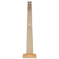 VidaXL Buitendouche 55x60x224 cm poly rattan en acaciahout beige - thumbnail
