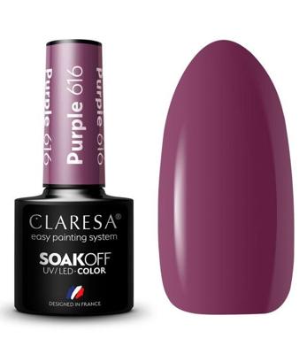 Claresa uv/led gellak 5ml purple 616 quiet forest