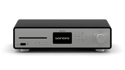 Sonoro: Quantum stereoreceiver - Hoogglans zwart Sonoro: Quantum stereoreceiver - Hoogglans zwart
