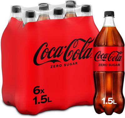 Coca-Cola zero sugar pet (6x 1.5 liter)