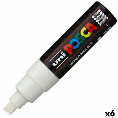 Markeerstift POSCA PC-8K Wit (6 Stuks)