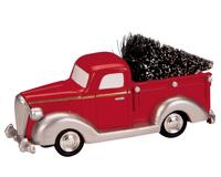 Lemax pick-up truck kerstdorp accessoire 2008 - thumbnail