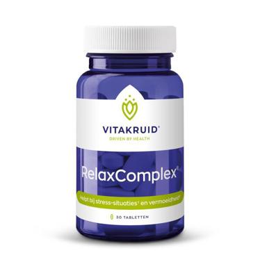 Vitakruid RelaxComplex oa Magnesium Tauraat & Vitamine D3 30