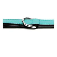 Hondenhalsband Gloria Gestoffeerd turquoise (35 cm) (35 x 1,5 cm) - thumbnail