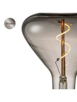 Edison Vintage LED lamp E27 LED filament lichtbron, Spiraal, Flex 14/14/16cm, Rook, Retro LED lamp Dimbaar, 3W 80lm 1800K, warm wit licht, geschikt voor E27 fitting - thumbnail