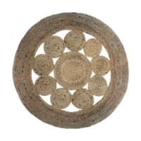 Tapijt Atmosphera Natuurlijk Jute (Ø 80 cm) - thumbnail