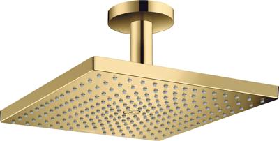 Hansgrohe Raindance E hoofddouche 300 1jet EcoSmart met plafondaansluiting, Polished Gold-Optic
