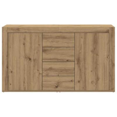 Dressoir met lade Artisan Eiken 120 x 36 x 69 cm Bewerkt hout