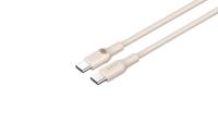 Havit CB6284 - USB Type C naar USB Type C-kabel, 2,0 m (beige) - thumbnail