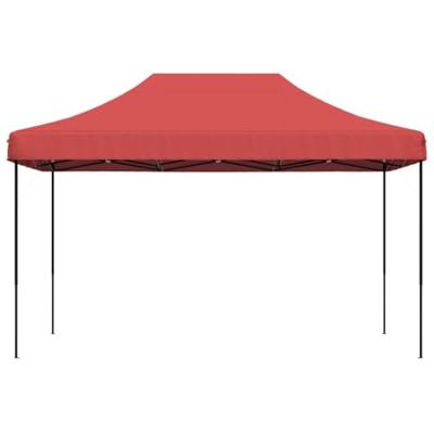 Partytent inklapbaar pop-up 440x292x315 cm bordeauxrood - thumbnail