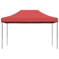 VidaXL Partytent inklapbaar pop-up 440x292x315 cm bordeauxrood - thumbnail