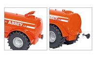 Siku tractor met enkele as vacuumtank Van der Leeden - Van der leeden - thumbnail