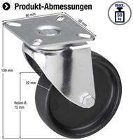 Metafranc Zwenkwiel 75Mm Ku Zw W - WU0802320 - thumbnail