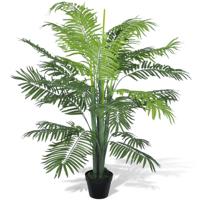Kunst Phoenix palmboom met pot 130 cm - thumbnail