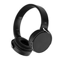 T'NB - Draadloze Bluetooth 5.0-hoofdtelefoon, model Single 2, 8 uur luistertijd, verstelbaar, jackstekker, comfortabel, microfoon en geïntegreerde bedieningselementen, voor sport en training – zwart - thumbnail