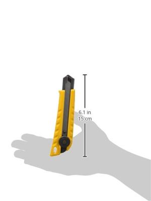 Olfa Cutter L-1 Green, 18 mm, geel