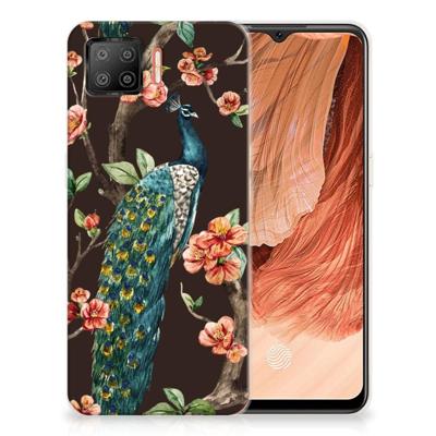 OPPO A73 4G | TPU Hoesje | Pauw met Bloemen OPPO A73 4G | TPU Hoesje | Pauw met Bloemen