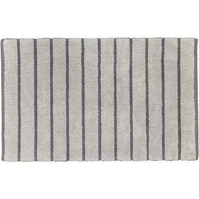 Cawö CAWÖ Home Keerbare Badmat Balance Gestreept 1008 73 anthrazit 60x60 - thumbnail
