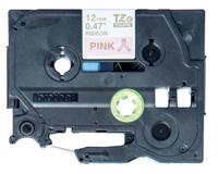 Etiketten Brother TZe, TZ TZe-RE34 Tapekleur: Roze Tekstkleur:Goud 12 mm 4 m - thumbnail