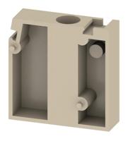 Weidmüller 0697560000 Scheidingswand Donkerbeige 1 stuk(s) - thumbnail