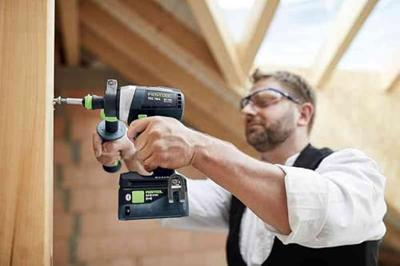 Festool TDC 18/4 I-Basic QUADRIVE Accu Schroefboormachine 18V Basic Body in Systainer - 575601